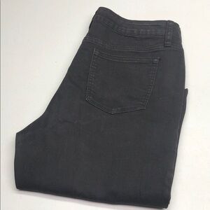 LIKE NEW IMNYC BLACK HIGH-RISE STRAIGHT LEG JEANS 14/32x30 ⭐️
